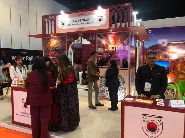 India Karni a una fiera internazionale del turismo