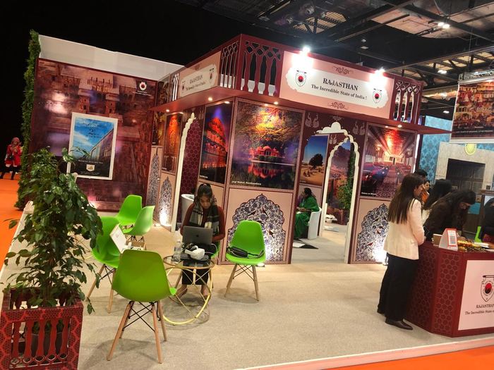 India Karni a una fiera internazionale del turismo