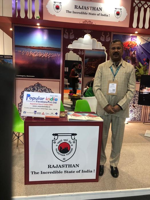 India Karni a una fiera internazionale del turismo