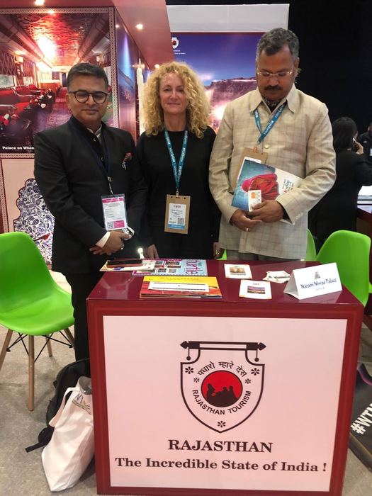 India Karni a una fiera internazionale del turismo