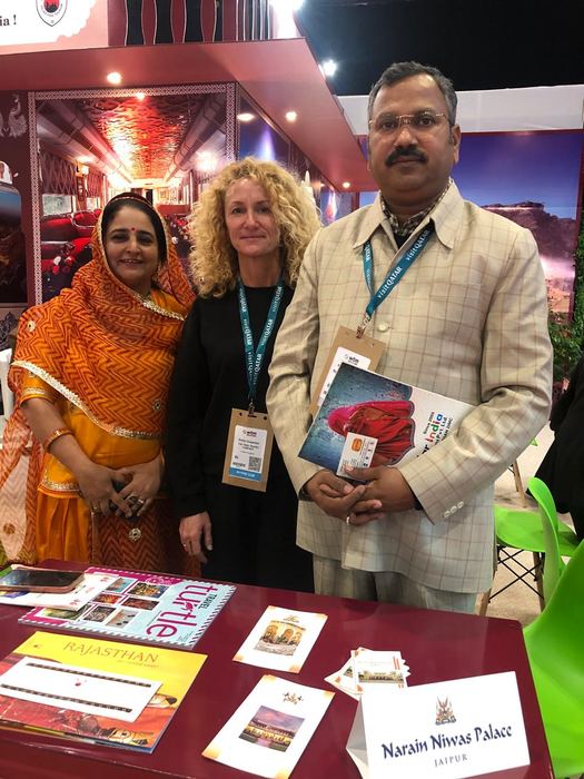 India Karni a una fiera internazionale del turismo