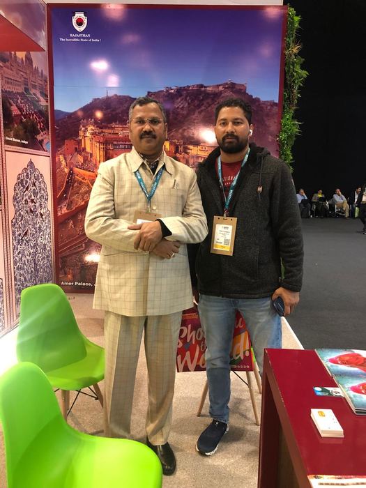India Karni a una fiera internazionale del turismo