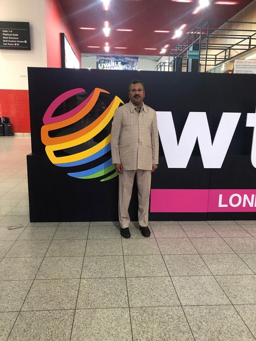 India Karni a una fiera internazionale del turismo