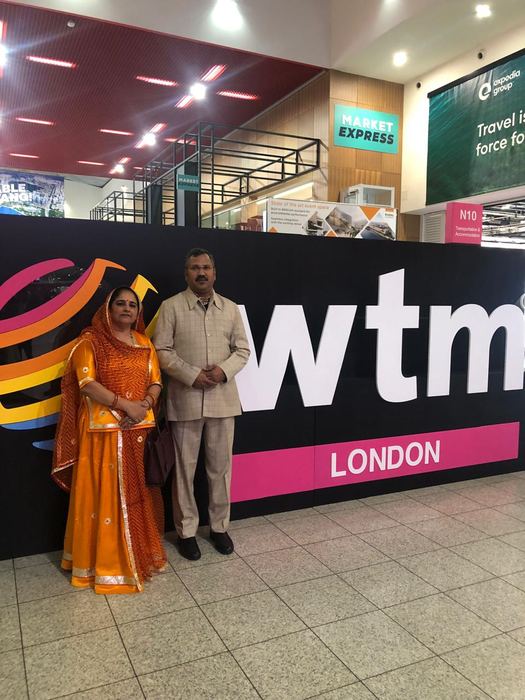 India Karni a una fiera internazionale del turismo