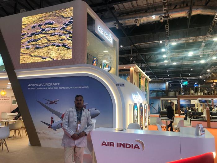 India Karni a una fiera internazionale del turismo
