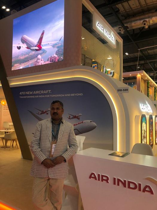 India Karni a una fiera internazionale del turismo