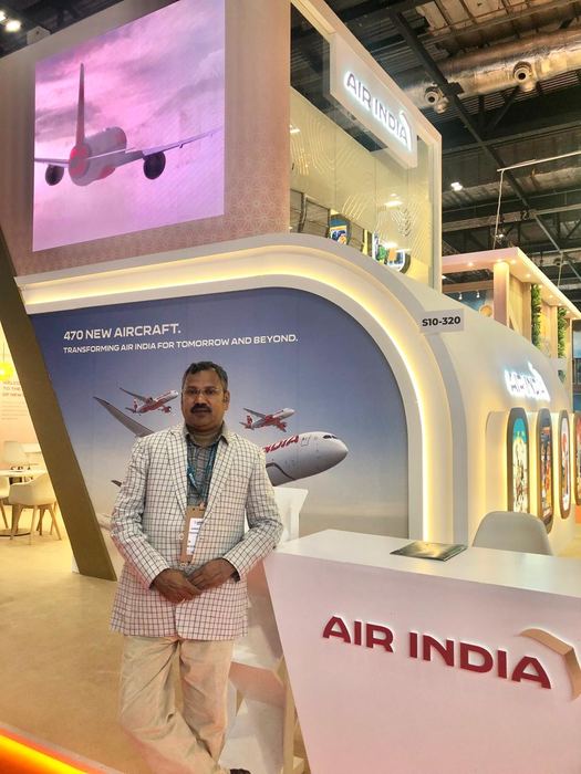 India Karni a una fiera internazionale del turismo