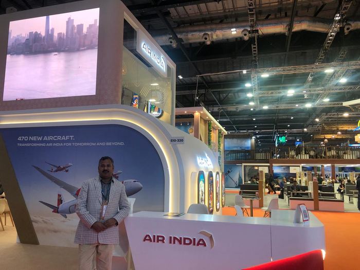 India Karni a una fiera internazionale del turismo