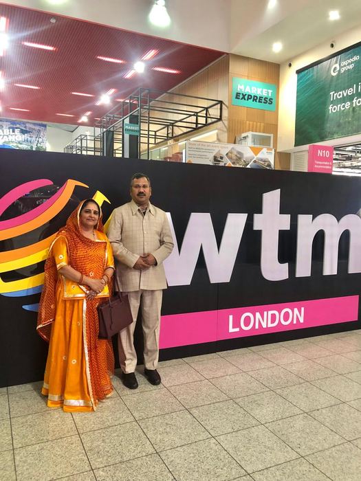 India Karni a una fiera internazionale del turismo