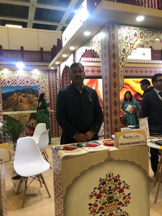 India Karni a una fiera internazionale del turismo