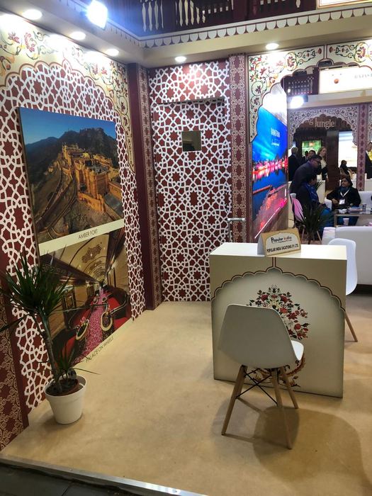 India Karni a una fiera internazionale del turismo