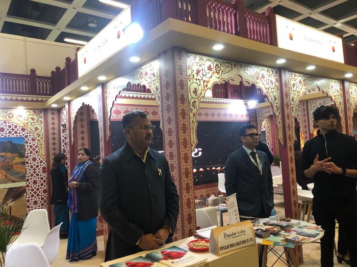 India Karni a una fiera internazionale del turismo