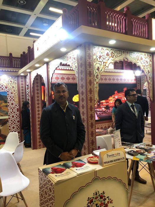 India Karni a una fiera internazionale del turismo