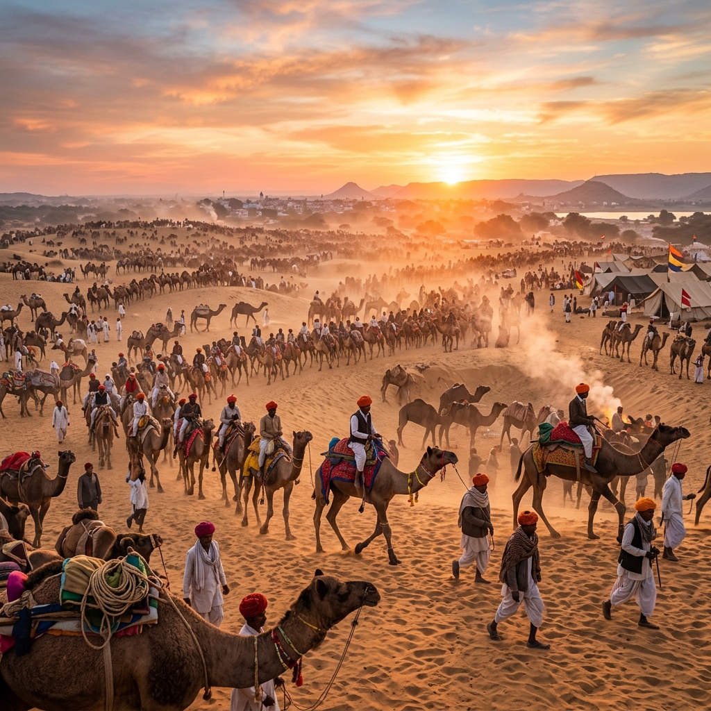 La fiera dei cammelli di Pushkar 2026: date, programma e consigli pratici